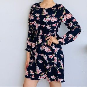 Floral Dress Long Sleeve